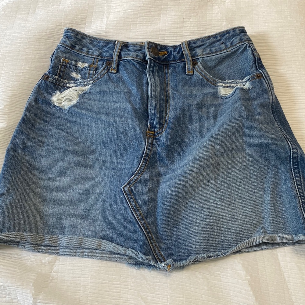 Abercrombie & Fitch Jean Skirt